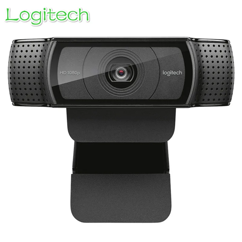 Original logitech HD Pro camera C920e, widescreen video call recording, 1080p camera, desktop or laptop camera, C920 upgrade