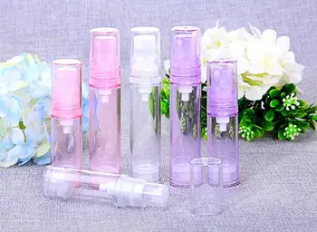 

10PCS/LOT 5ml,10ml,15ml Empty airless pump plastic bottles vacuum pressure emulsion bottle with lotion pump