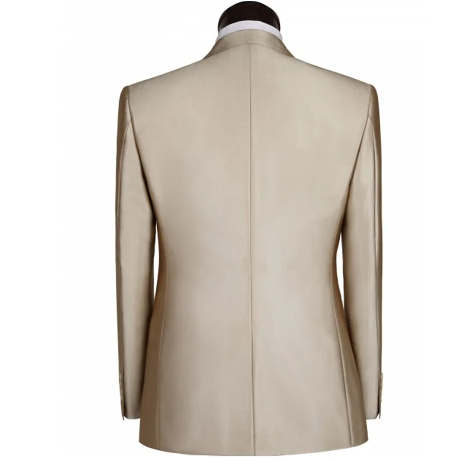 Homme Бестселлер костюмы куртки шафера шампанского типа пиджак для жениха мужские s смокинг мужской костюм тонкий пальто на заказ