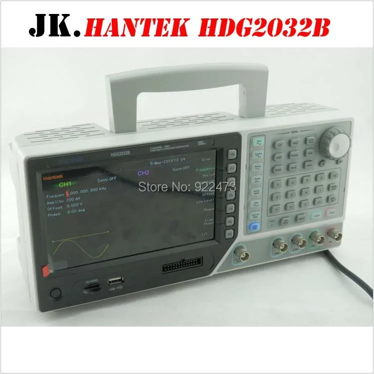 

H110 Hantek HDG2032B Function Signal Arbitrary Waveform Generator 64M Memory Depth 30MHz Frenquency 250MSa/s Sample Rate