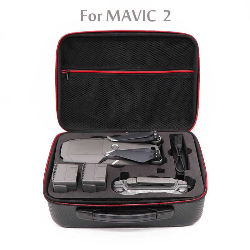 

DJI MAVIC 2 Case Bag PU Leather Water Resistant Portable Mavic 2 Zoom Carry Case Handbag Mavic 2 Pro Bag Case Drone Accessories