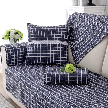 

Nordic Creative Lattice Sofa Cover Cotton Slip-resistant Sofa Towel Chair Covers Mats Living/Drawing Room Decorative L-Shaped