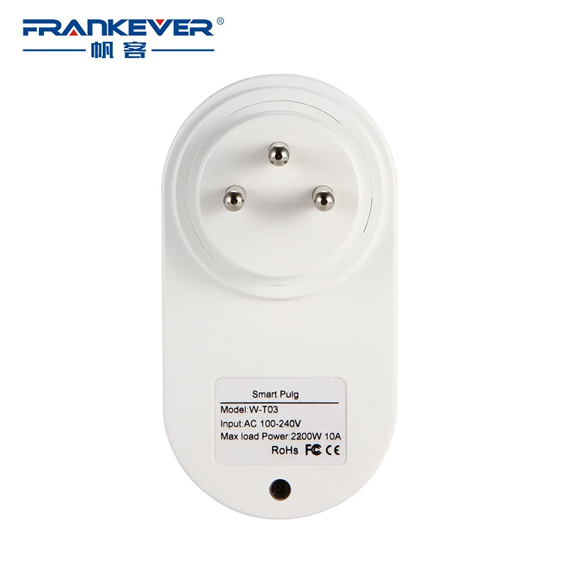 FrankEver Israel WIFI Smart Plug Smart Timing Socket Wireless Outlet Voice Intelligent Control Work with Alexa Google home