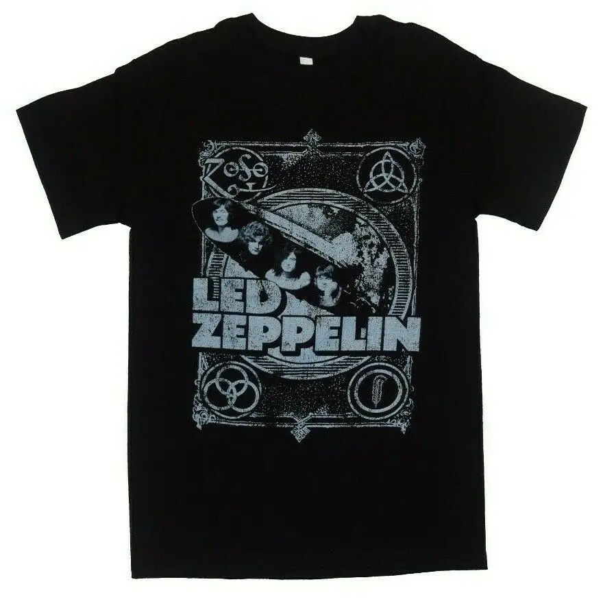 

Led Zeppelin New Men T-Shirt Physical Iti Stair Way To Heaven Shirt