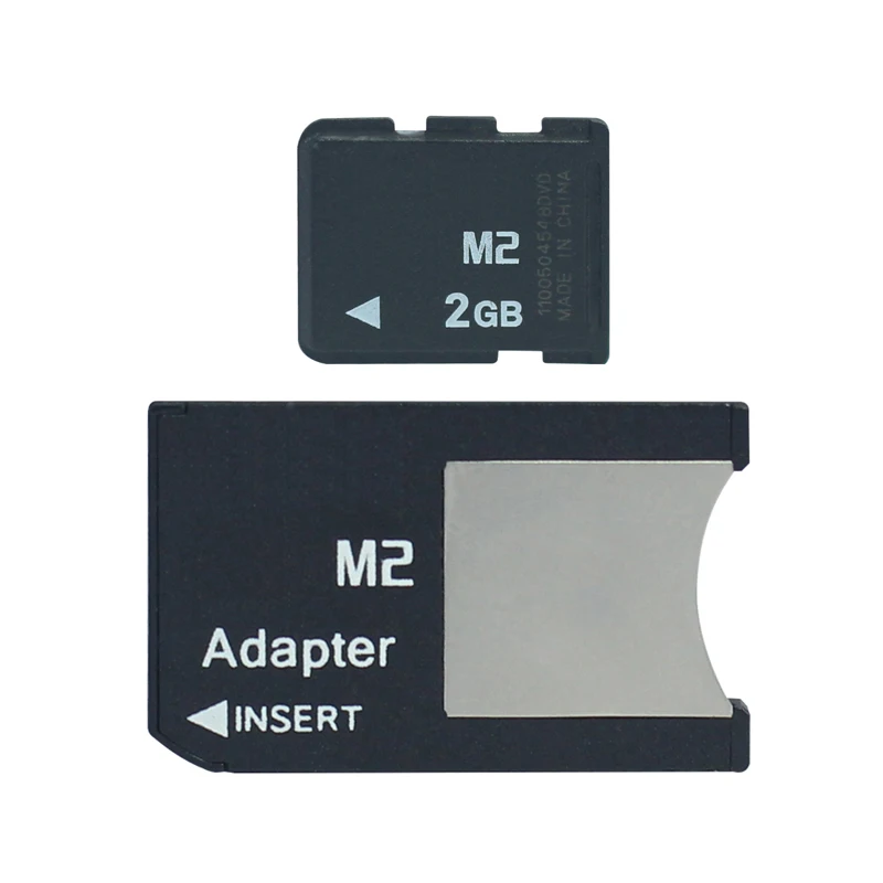 Оригинальный! M2 2 GB карта памяти memory Stick Micro с адаптером MS PRO DUO