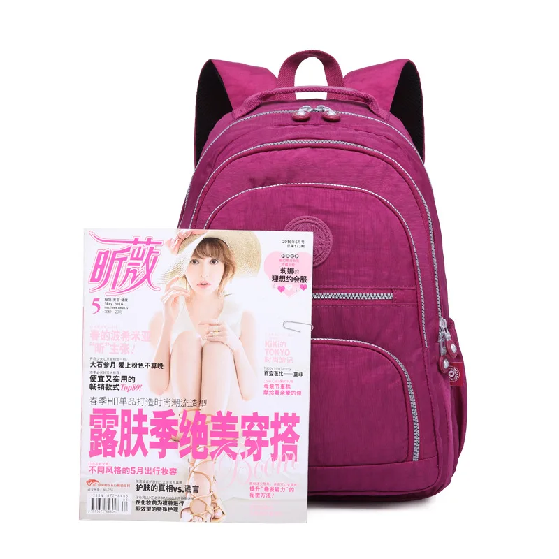 Новинка, модный Женский Повседневный школьный рюкзак через плечо, рюкзак для ноутбука, многофункциональная Вместительная дорожная сумка для женщин и мужчин