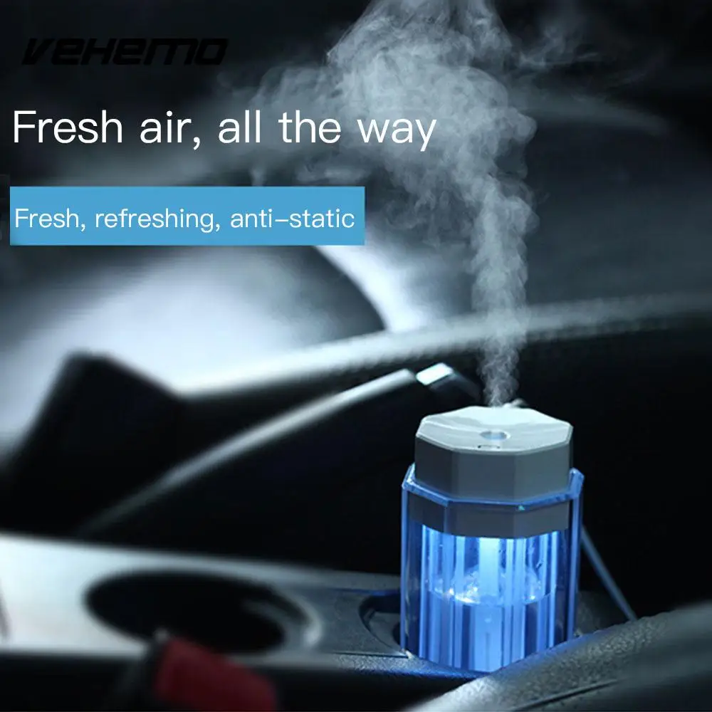 Vehemo 5V Car Humidifier Automobile Atomizer Creative Decoration Air