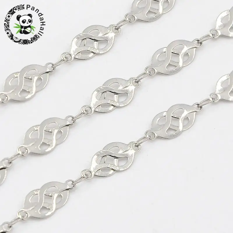 316 Stainless Steel Chains, Decorative Chain, with Wave Connector