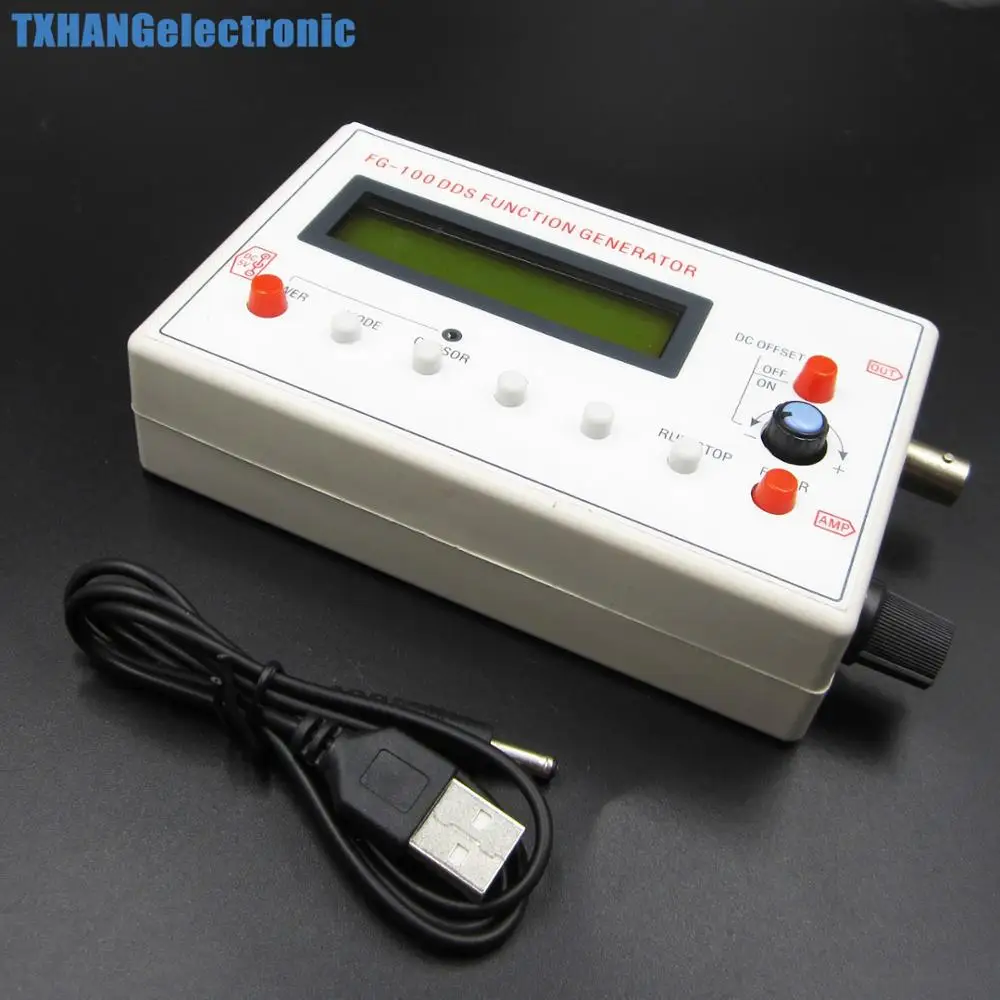 

1HZ-500KHz DDS Function Signal Generator Module Sine+e+Square Wave +case