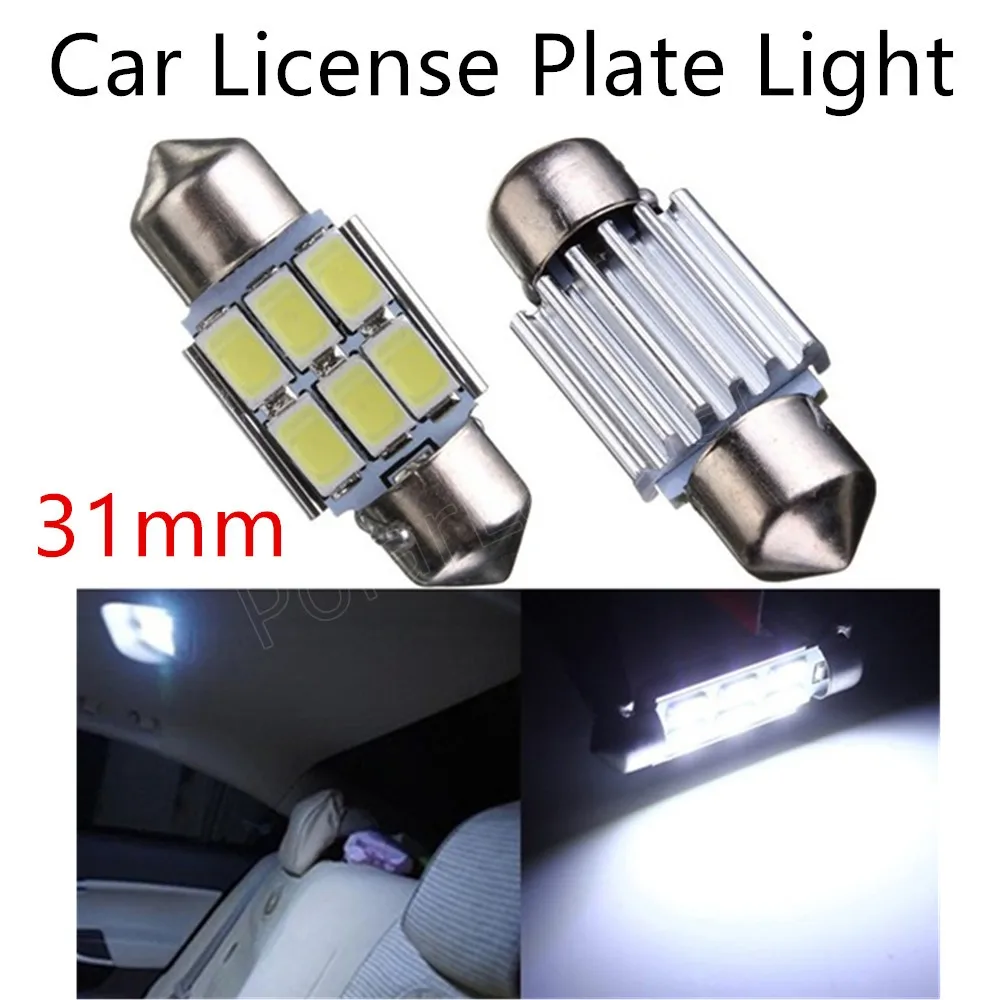 2 pieces led car interior light 6SMD 5730 5630 led automobiles reading