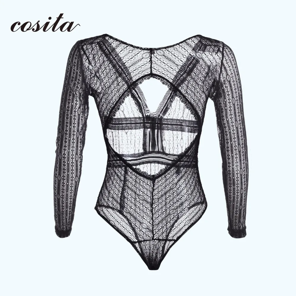 Cosita 2017 Эротическое белье Горячая Красный Черный Кружева deep_v шеи Тедди