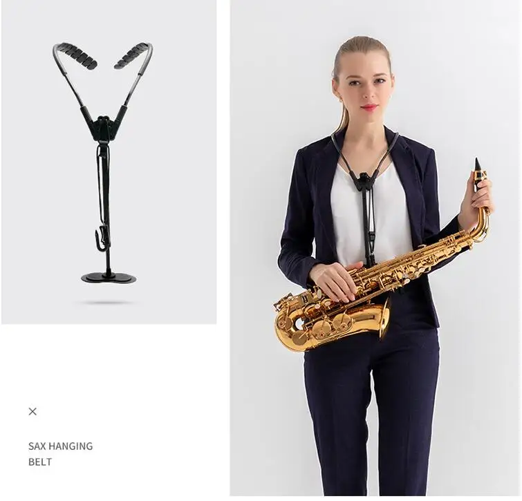 Экономия труда Saxholder саксофоны интимные аксессуары ремешок на шею, через плечо ремень музыкальный духовой запчасти