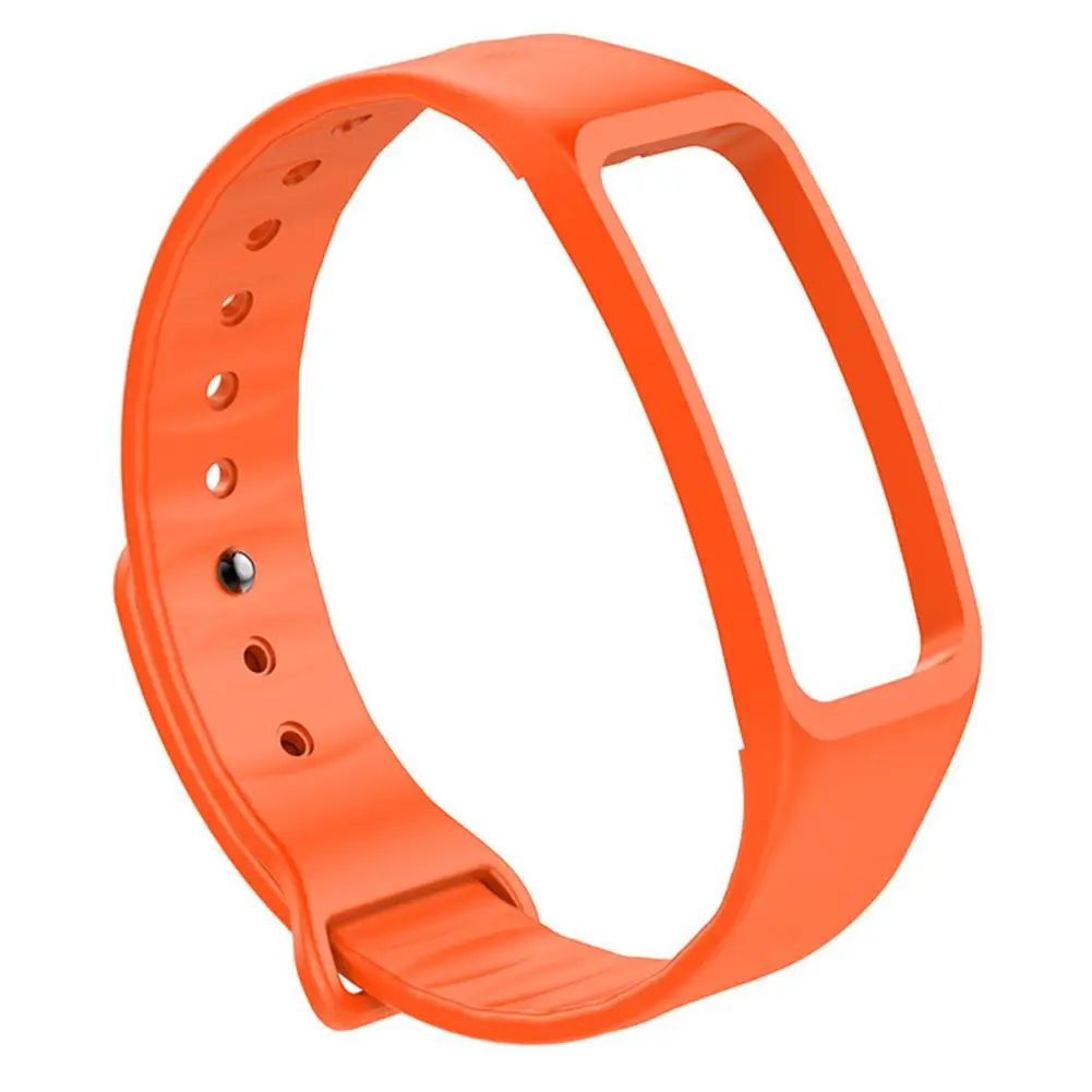 Умный Браслет, ремешок на запястье, сменный мужской t силиконовый браслет, полное покрытие для C1S C18 C1 Plus, аксессуары для мужских и женских умных часов - Цвет: Orange
