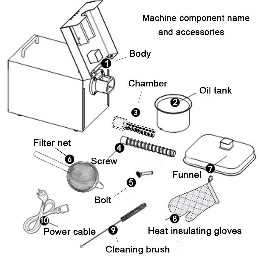 Пресс-машина из нержавеющей стали для сухого кокосового масла автоматический тупфер экстрактор для масла пресс-машина