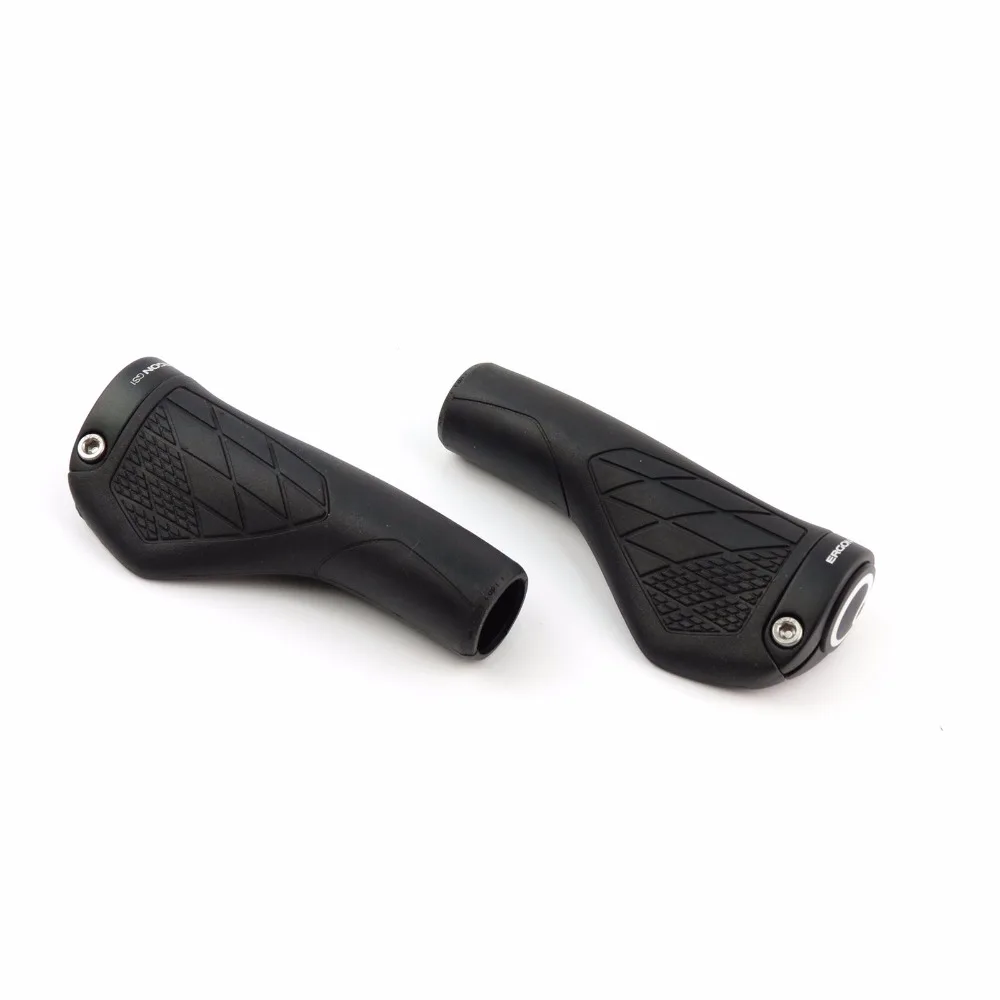 Rubber Mountain Bike MTB Bicycle Cycling Double Lock Handlebar Grips Black 124ghandlebar grips