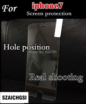 

SZAICHGSI wholesale 1000pcs tempered glass screen protector 0.26mm 9H protective glass for iphone7 with retail box package