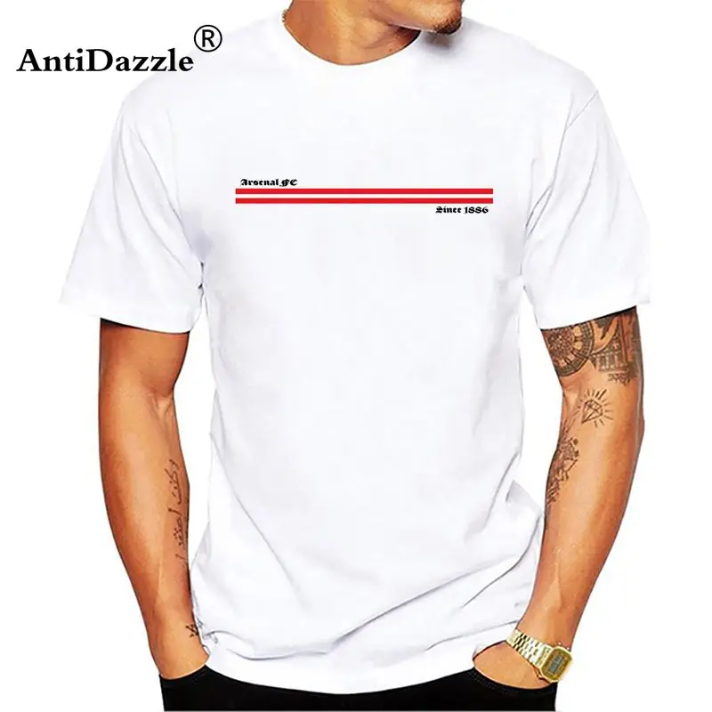 

Antidazzle Cotton Jersey Kings Of London Arsenal 1886 Men's T-Shirt Oversize Clothing O-Neck Fitness Summer Teenager TShirt