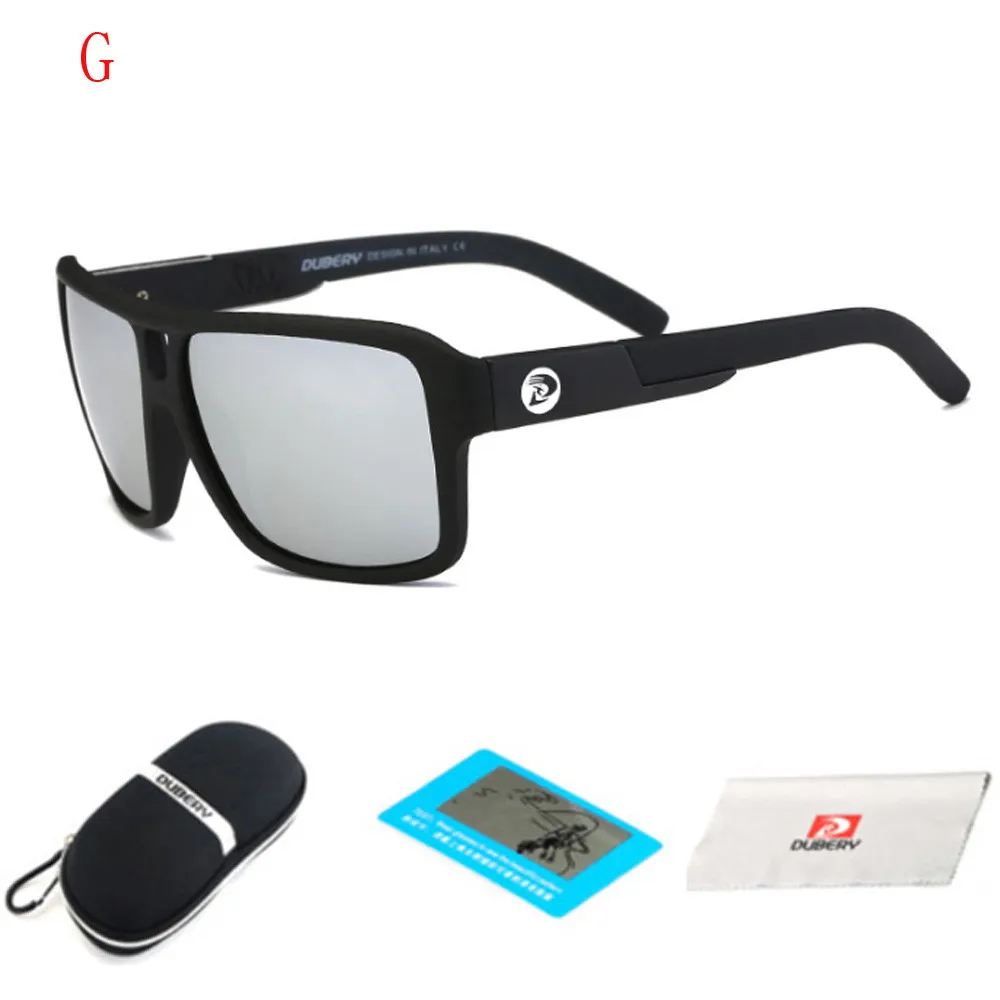 DUBERY, мужские поляризованные солнцезащитные очки, для вождения, для мужчин и женщин, спортивные очки, новинка, для велоспорта, солнцезащитные очки, анти-УФ, очки для вождения