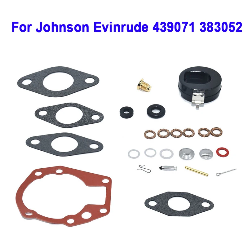 

For Johnson Evinrude Carburetor Replaces Repair 439071 Kit 383052 382047 777721 Accessories Replacement Brand New
