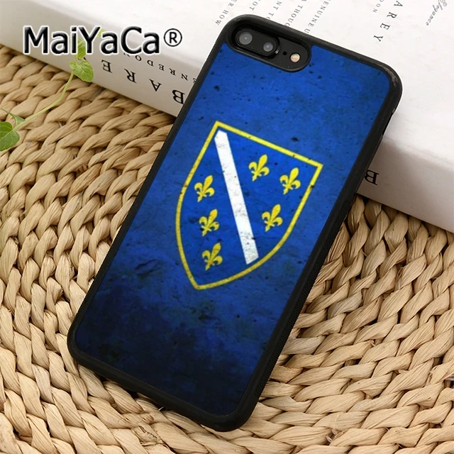

MaiYaCa flag of bosnia and herzegovina Phone Case Cover For iPhones 6 6s 7 8 X XR XS max Samsung Galaxy S6 S7 edge S8 S9 plus