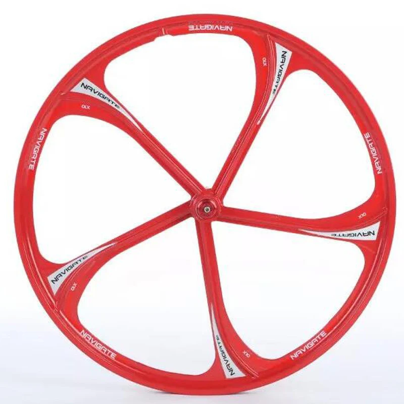 Flash Deal New 26-Inch Mountain Bicycle Magnesium Alloy Lntegrally Molded Five Spokes Wheel Compatible 8/9/10 Speed Cassette Sprockets 4 Flash Deal New 26-Inch Mountain Bicycle Magnesium Alloy Lntegrally Molded Five Spokes Wheel Compatible 8/9/10 Speed Cassette Sprockets 4