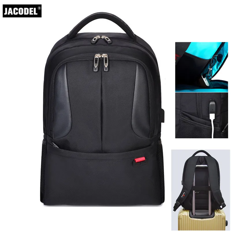 Jacodel Waterproof Laptop Bag 15.6 inch Usb Laptop Backpack for Hp Asus ...