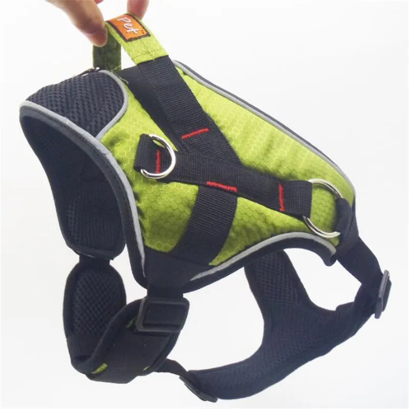 

Durable Big Dog Vest Harness Outdoor Large Pet Leads Collar Mesh Breathable Adjustable Chest Belt Strap For Huge Giant Dog