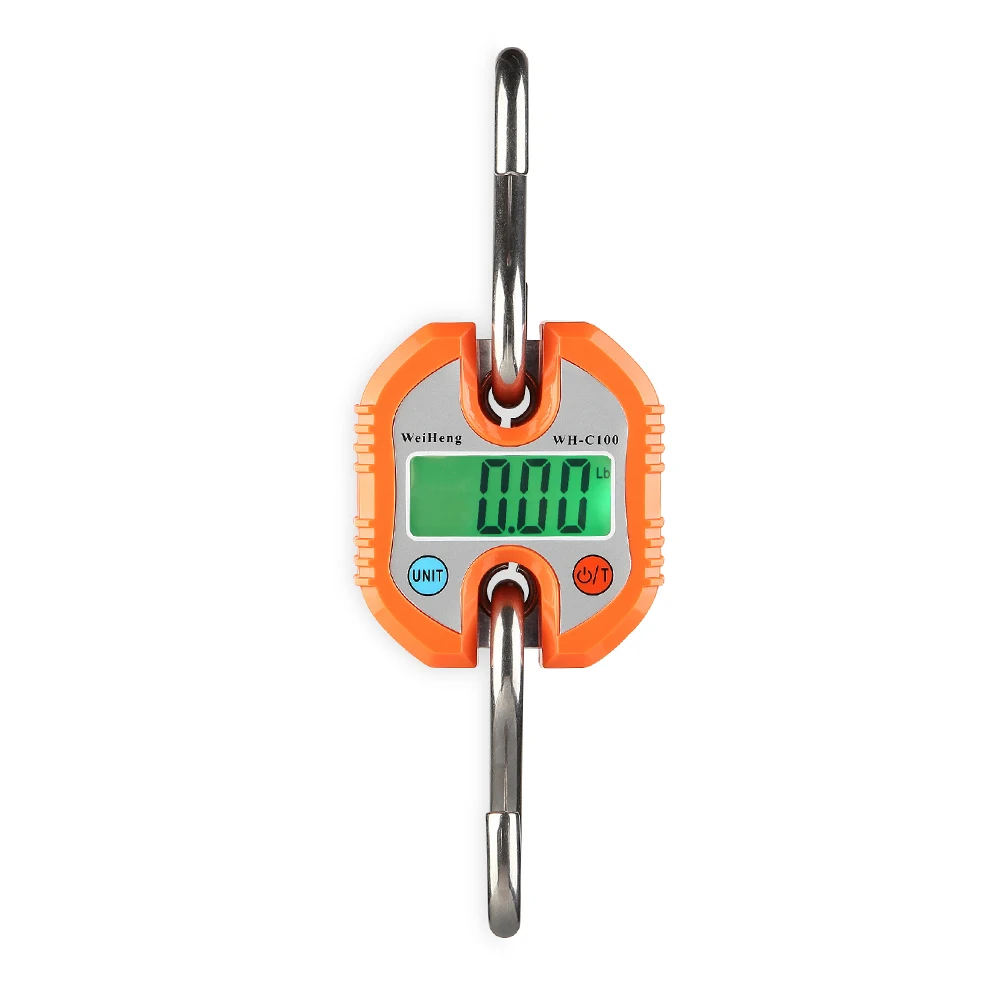 Mini Portable Electronic Scale Digital Scale Zero Tracking  Tare Function 150kg Double-range Digital Hanging Scale 