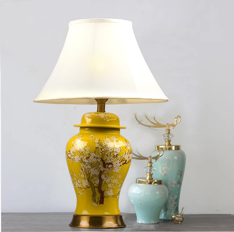 large ceramic table lamps for living room