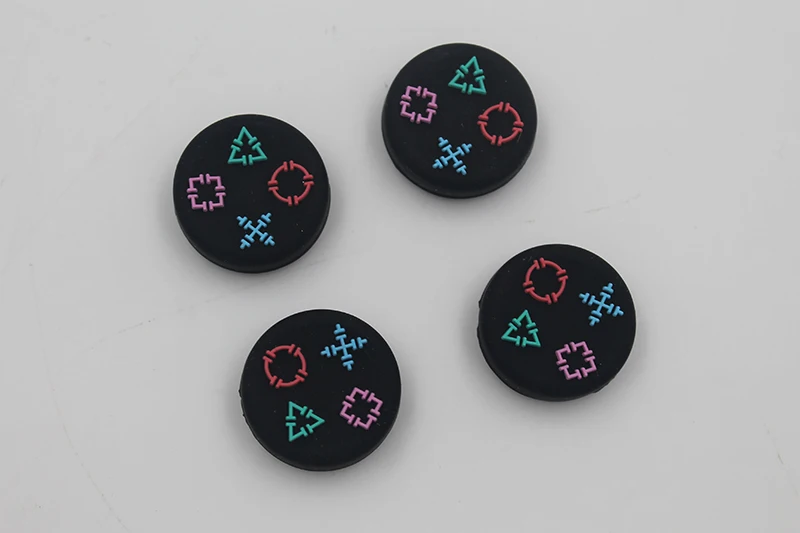 

4pcs/set High Quality 3d New 3D Caps For PS4 Thumb Grips For Xboxone Controller Joystick Silicone Cover For Playstation4 Gamepad