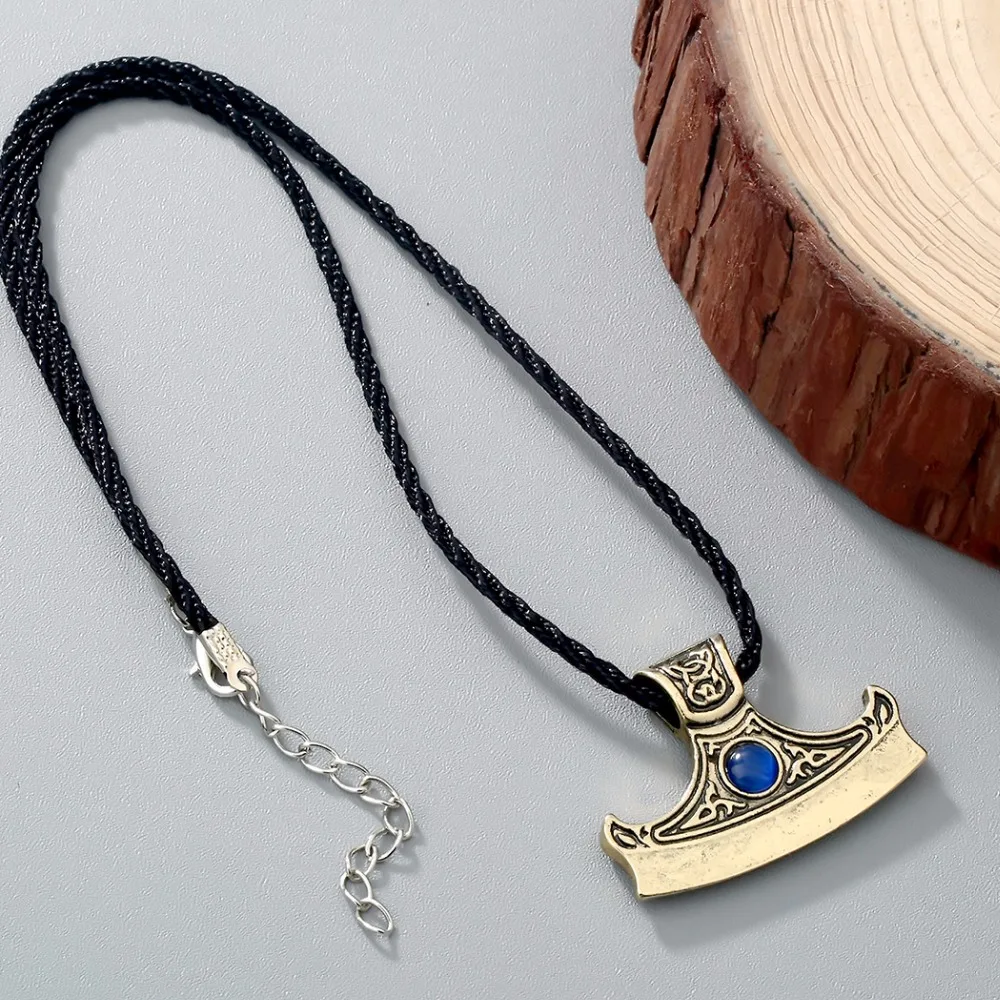 Kinitial Axe of Perun с циркониевой подвеской ожерелье Sekira мужские ювелирные изделия