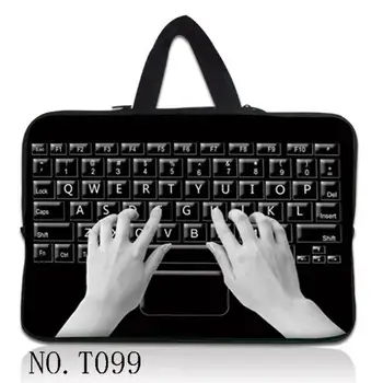 

Black Keyboard Neoprene Sleeve Case Bag Cover for 16" 17" 17.3" 17.4" Laptop Notebook PC