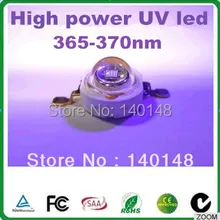 Высокомощный Ультрафиолетовый светодиодный 3 Вт 365 нм УФ-чип, Epi светодиодный s чип 45mil 2 года гарантии