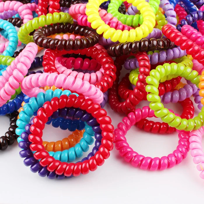 100pcs/lot headwear women Increase Tuba Candy Color Coil Telephone Hair accessories Telephone Circle Yiwu Rubber String frozen 100pcs/lot headwear women Increase Tuba Candy Color Coil Telephone Hair accessories Telephone Circle Yiwu Rubber String frozen