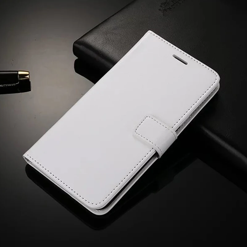 Чехол-книжка с откидной крышкой для HOMTOM S8, деловой Чехол-кошелек для HOMTOM S8 из искусственной кожи, чехол для телефона, Мягкий ТПУ силиконовый чехол - Цвет: White