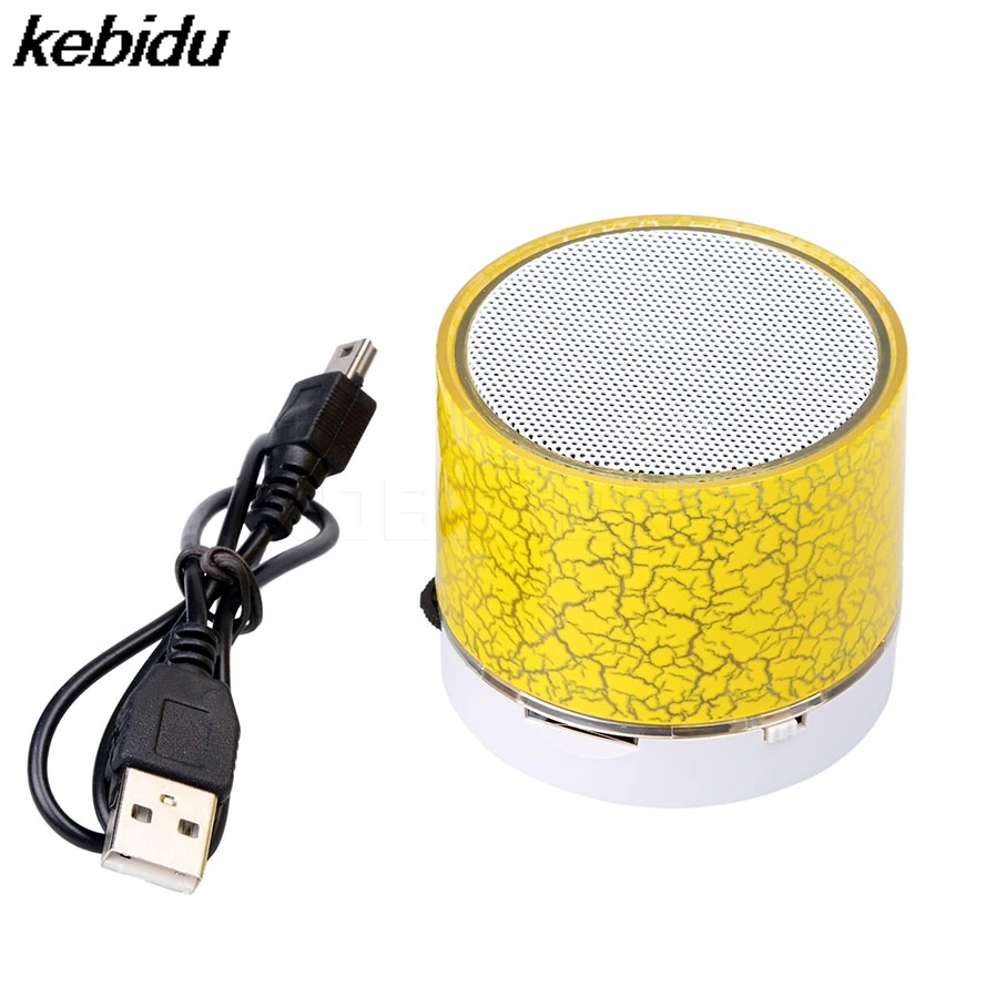 

kebidu Wireless Portable Mini LED Bluetooth Speaker USB Bluetooth Sound Box Subwoofer Loudspeakers for phone pc for iphone