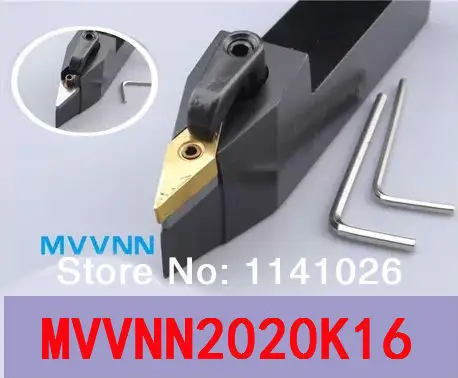 

MVVNN2020K16,Metal Lathe Cutting Tools,CNC Turning Tool,Lathe Machine Tools, External Turning Tool Type MVVNN 20*20*125mm