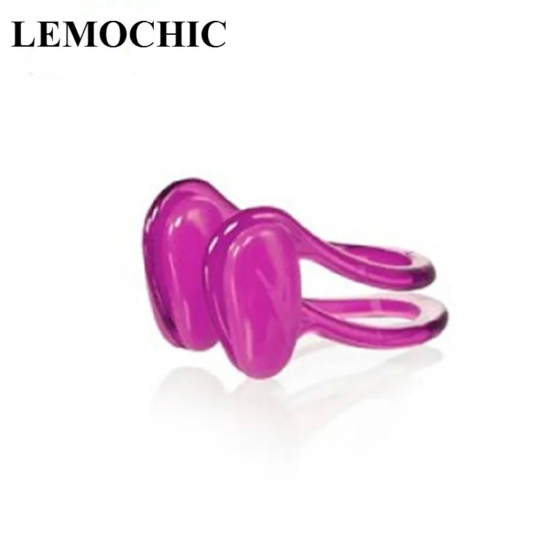 LEMOCHIC высокое качество, профессиональный зажим для носа, нескользящий, для плавания, оснащен синхронизированным плаванием, необходимый зажим для носа - Цвет: rose red