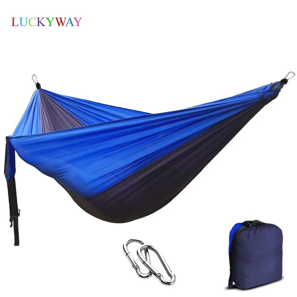 

Solid Color Nylon Parachute Hammock Camping Survival garden swing Leisure travel Portable outdoor furniture FREE SHIPPING