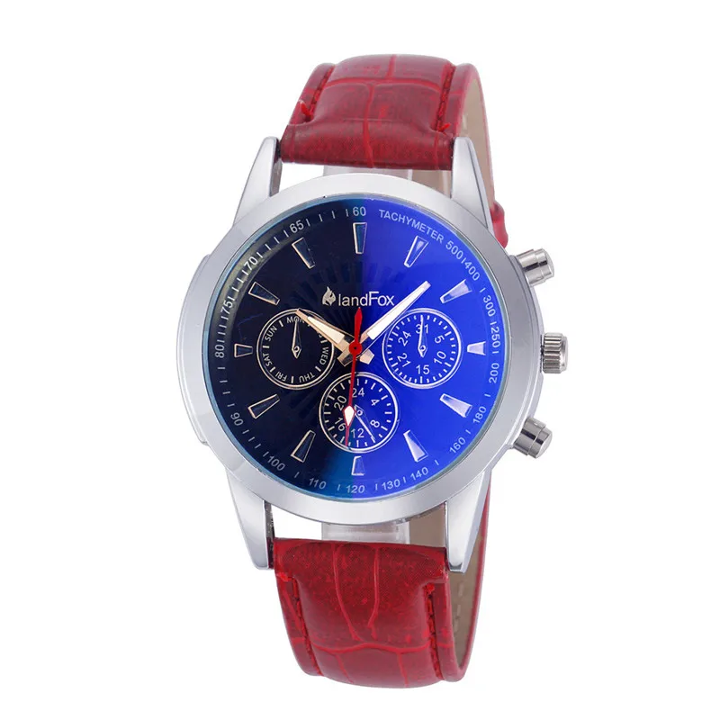 New Men Watches Luxury Fashion Crocodile Faux Leather Analog Watch Watches Male Hour Men Clock Relogio Masculin M04 (10)