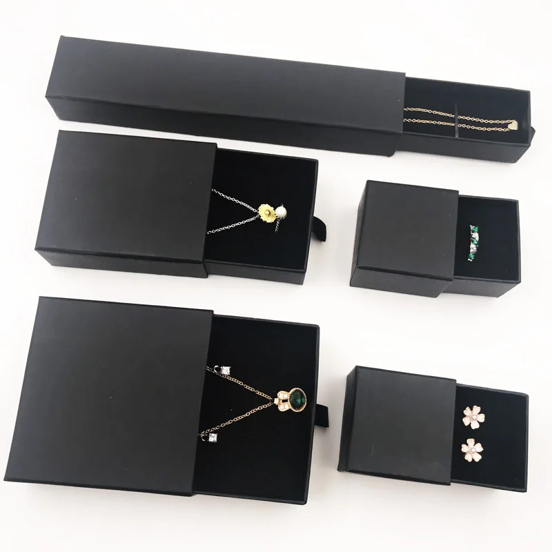 1set-black-paper-jewelry-packaging-box-for-bracelet-earring-ring