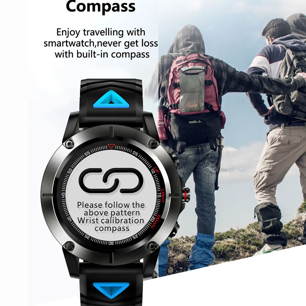 TimeOwner G01 Смарт часы с GPS/Bluetooth крови Давление сердечного ритма компас Мульти