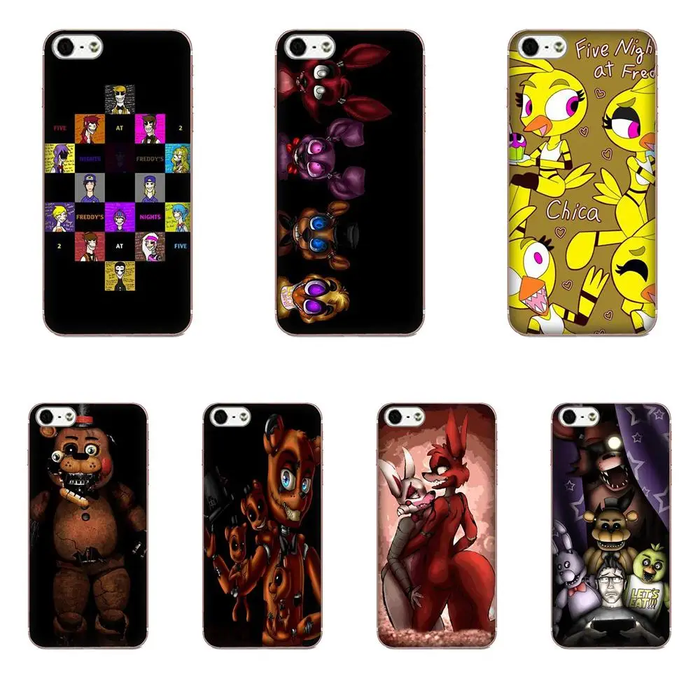 Для Xiaomi Mi3 Mi4 Mi4C Mi4i Mi5 Mi 5S 5X 6 6X A1 Max Mix 2 Note 3 4 TPU шаблон телефон пять ночей с Фредди
