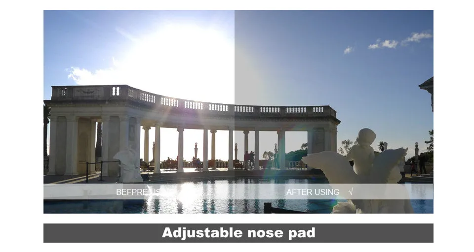 Rimless Clamp Sunglasses