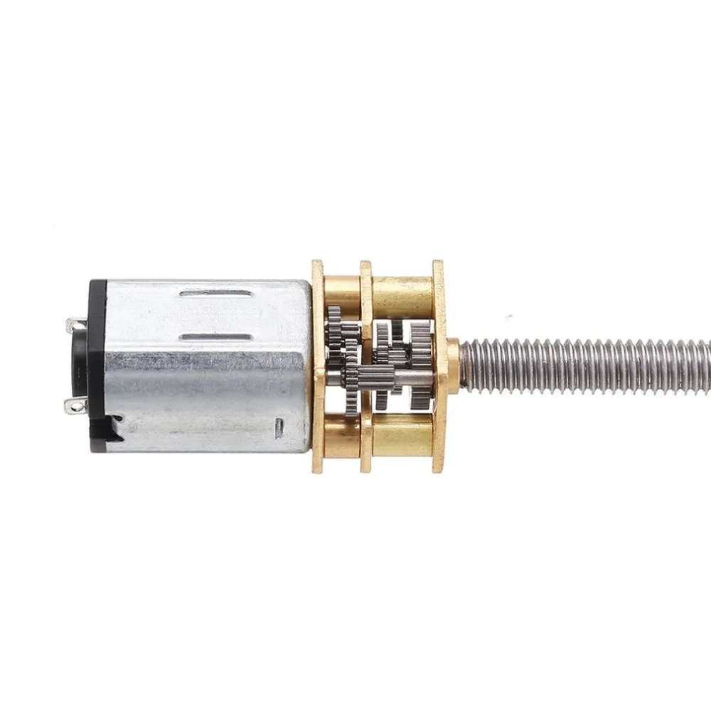 

DC 6/12V N20 Metal Speed Reduction Motor Micro Electric Motor With Long Output Shaft M4 x 100mm(12V 600RPM)