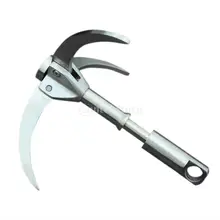 Стальной крюк для скалолазания, складной скалолазающий карабин выживания 350 кг