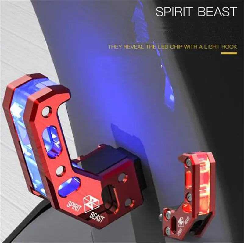 Крючок для мотоциклетного шлема SPIRIT BEAST с подсветкой универсальные инструменты