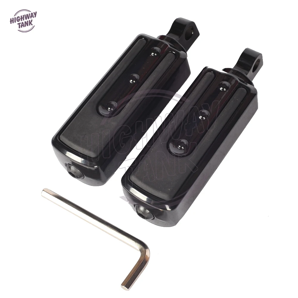 Buy Black Motorcycle Male Mount Style Foot Pegs