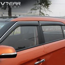 Creta Vtear Para Hyundai ix25 ventana visor deflectores de ventana lateral cubierta ABS cuerpo Exterior productos de decoración accesorios 2015-17