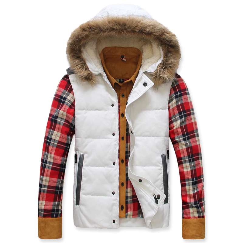 winter vest with fur hood